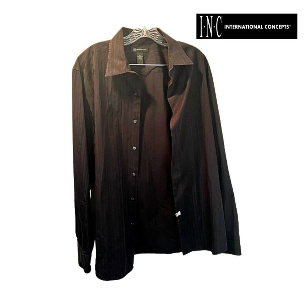 INC International Concepts® Men's Dress Shirts‎ Long Sleeve F